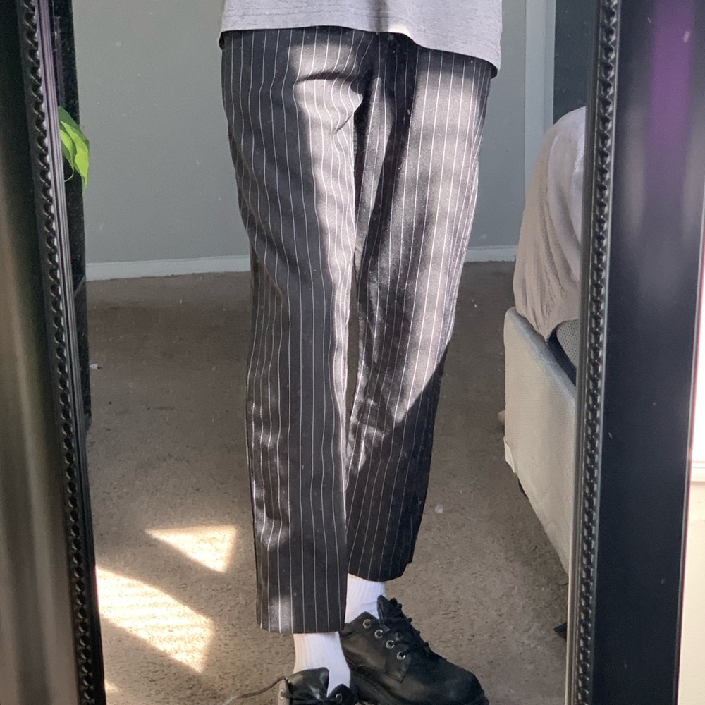 Boohoo Men’s pinstripe pants